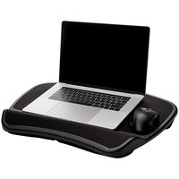 AmazonBasics XL Laptop Lap Desk Tray with Cushion, Fits up to 17.3 Inch Laptops