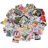 Vinyl Stickers Waterproof Cartoon Car Laptop Skateboard Luggage Label Racing Graffiti Mirror Sticker Book Combination for Auto Truck Vehicle Motorcycle Decal (150pcs)