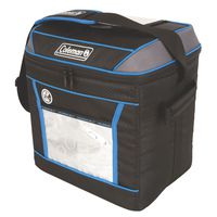 Coleman, Soft Cooler, 30 Cans, 24 Hour Liner, Blue