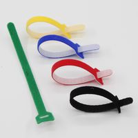 Yongcun Hook and Loop Cable Ties 8" Hook Loop Cable Tie Cable Management 45pcs 5 Color (8")
