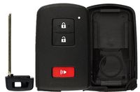 KeylessOption Keyless Remote Uncut Blank Car Smart Key Fob Case Shell Cover Housing For HYQ14FBA