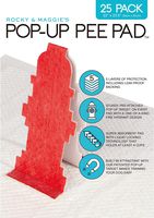 Pop-Up Pee Pad, 25 Pads/Box