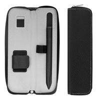 MoKo Holder Case for Apple Pencil/Apple Pencil 2 2018 Release, Carrying Bag Sleeve Pouch Cover for New iPad 10.2 2019 / iPad Air (3rd Gen) 10.5" / iPad Mini (5th Gen) 7.9" (Built-in Pocket), Black