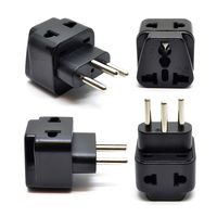 Switzerland Power Plug Adapter by OREI, 2 in 1 USA Grounded Connection - Universal Socket - Type J - 4 Pack - Perfect for Cell Phones, Laptops, Chargers & More