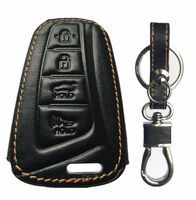 RPKEY Leather Keyless Entry Remote Control Key Fob Cover Case protector For 2015 2016 Hyundai Genesis 2013 2014 2015 Santa Fe 2014 2015 Equus 2015 Azera SY5DMFNA04 95440-4Z200