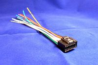 16 Pin KENWOOD KDC-155U Car Stereo Wiring Harness