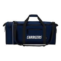 Officially Licensed NFL Los Angeles Chargers "Steal" Duffel Bag, BLue, 28" x 11" x 12"