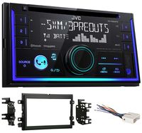 JVC Stereo CD Receiver w/Bluetooth/USB/iPhone/Sirius for 2005-2006 Ford Mustang