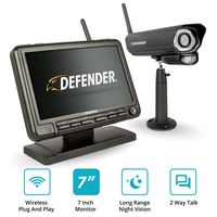 Defender PhoenixM2 Wireless Security System with 7`Monitor and Night Vision Camera