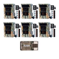 6X Browning Defender 940 WiFi and Bluetooth Trail Game Cameras (20MP) BTC10D with Focus USB Card Reader
