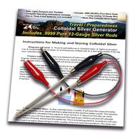 Make Colloidal Silver Generator Machine Economy Combo Kit Includes .9999 Percent Pure 12-Gauge Wire