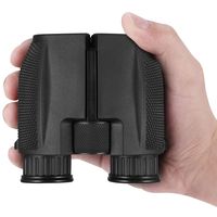 SnowCinda Compact Binoculars for Adults/Kids, Weak Light Night Vision Clear with 10x25 HD Roof Prism Folding Binoculars for Bird Watching, Outdoor Hunting, Traveling, Sightseeing