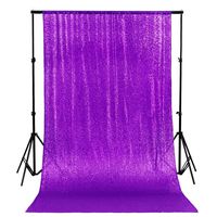 Glitter Backdrop Purple-8FTx8FT-Sequin Photo Backdrop Shimmer Curtains for Backdrop SEQUIN-CURTAIN-BACKDROP-1006E