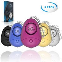 SLFORCE Safe Personal Alarm Siren Song - 130dB Safesound Personal Alarms for Women Keychain with LED Light, Emergency Self Defense for Kids & Elderly. (Multicolor)