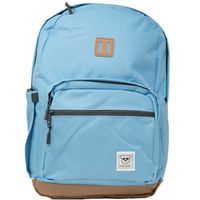 Brady Goods MVB The Most Valuable Leather Accent Backpack, Sky Blue, One Size