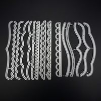 15 Pcs Metal Embossing Lace Cutting Dies Stencils Scrapbooking Dies Cuts for DIY Crafts, New Year, Wedding, Valentine's, Present Greeting Cards Albums by SKYCOOOOL