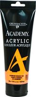 Grumbacher Academy Acrylic Paint, 200ml/6.8 oz. Plastic Tube, Cadmium Orange Hue (C025P200)
