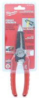 Milwaukee 48-22-3070 6 in 1 Combination Needle Nose Electrician's Pliers for Non-Metallic Wire w/ Onboard Bolt Cutting and Pipe Reaming Design