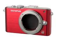 OLYMPUS mirror interchangeable lens PEN Lite E-PL3 body Red E-PL3 BODY RED - International Version (No Warranty)
