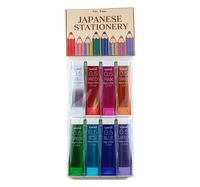 Uni Mechanical Pencil Leads Nano Dia 0.5mm, 8 Colors, 20 leads 8-packs (Total 160 Leads) MIYABI stationery store original gift package.(uni05-8color)