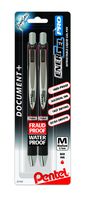 Pentel EnerGel Pro Permanent Gel Ink Pen, (0.7mm) Medium Point, Red Ink, 2-Pk (BLP77BP2B)