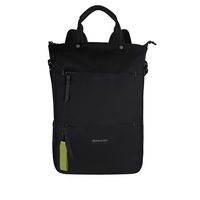 Sherpani Camden, Nylon Backpack, Tote, and Crossbody bag for Women, with RFID Protection, and 15 Inch Laptop Sleeve (Raven)