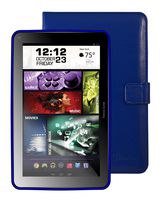 Visual Land Prestige ELITE 9Q-KC - 9" Quad Core 16GB Android Tablet with Keyboard Case, KitKat4.4, Google Play (Blue)