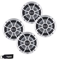 Wet Sounds - Two Pairs of XS-65i-S Silver Marine Grade 6.5" Speakers - 60 RMS 120 Max