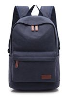 KAYOND Casual Style Lightweight canvas Laptop Bag/Durable Travel backpacks/Rucksack for Men&Women/Fashion Backpack Fits 15 inch Notebook (navy blue)