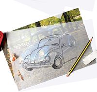 A4 Size Artist's Tracing Paper, 8.3 x 11.5 inch, 80 Sheets-Translucent Sketching and Tracing Paper for Pencil, Marker and Ink, Lightweight