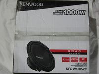 Kenwood KFC-W120SVC Road Series 12" Single-Voice-Coil 4-Ohm Subwoofer - Black