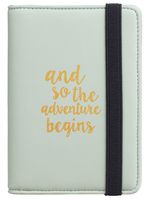 Casmonal Passport Holder Cover Wallet RFID Blocking Leather Card Case Travel Document Organizer (Napa Green Light)