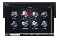 Farenheit TI-710B 1-DIN Multi Media Source Unit (with Detachable 7" LCD/Bluetooth)