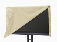 CoverMates - Outdoor Flip Top TV Cover - Fits 70 to 73 Inch TV's - Elite - 300 Denier Stock-Dyed Polyester - Full Coverage - Front Flip Top for Quick Viewing - 3 YR Warranty - Water Resistant - Khaki