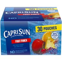 Capri Sun Fruit Punch Juice Drink (6 oz Pouches, 30 Count)