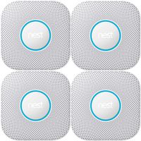 Nest Protect 2nd Generation Smoke/Carbon Monoxide Alarm-Battery(S3000BWES) 4-Pack