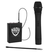 Nady 351 VR HT Professional Wireless DSLR Camera/Video Camcorder Portable Handheld Microphone System - Compatible with Canon/Nikon/Sony/Panasonic/BlackMagic/Zoom/Tascam/Roland