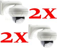 Urban Security Group - Pack of 2-1,000TVL 720p HD Weather + Vandal Proof Dome Security Camera: Analog BNC CCTV 1.3 Megapixels 2.8-12mm 4.3X Optical Zoom Varifocal Lens 30 IR LEDs