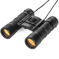 Lucky Bums Youth Kids 10x25 Objective Power Lens Scout Bino Compact Binoculars, Black