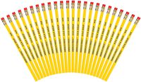 The Write Dudes U.S.A. Gold Pencils Premium Wood