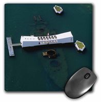 WWII Arizona Memorial, Pearl Harbor, Hawaii, - US12 DPB0111 - Mouse Pad, 8 by 8 inches (mp_89544_1)