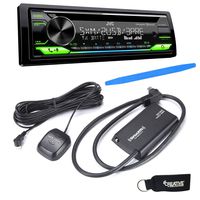 JVC KD-T915BTS - CD, Bluetooth, Dual USB, AUX, Amazon Alexa + Included SirusXM SXV300 Satellite Radio Tuner