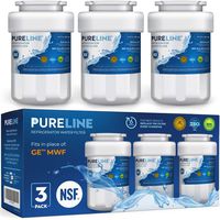 GE MWF Water Filter Replacement. Compatible Models for GE: MWF, MWFP, MWFAP, MWFINT, GWF, GWFA, HWF, HWFA, HDX FMG-1, Smart Water, WFC1201, GSE25GSHECSS, 197D6321P006 (3 Pack)