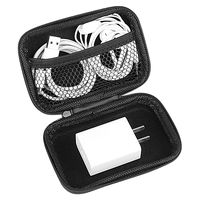 Universal/Shockproof Travel Case for Small Electronics and Accessories,Travel Protection and Storage Case for Airpods Case, Hard Carrying Case for Hand Warmer,Black