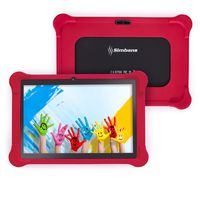 [4 Bonus Item] Simbans TangoTab 10 Inch Kids Tablet with RED Bumper Case | 2GB RAM, 32GB Disk, Android 8.1 Oreo | WiFi, USB, HDMI, Bluetooth | IPS Screen, Quad Core CPU, 2+5 MP Camera Computer PC