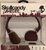 Skullcandy Lowrider Headphones with Rotating Earcups, Supreme Sound Tuning, All Day Comfort, and Built-In Mic; Perfect for Active Lifestyles and Easy Listening, Maroon/Brown/Copper