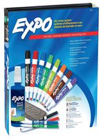 EXPO 80054 Low-Odor Dry Erase Markers, Chisel Tip, Assorted Colors, 15-Piece Set