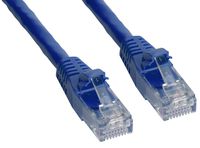 Amphenol MP-6ARJ45SNNB-050 Cat6A FTP Patch Cable, Shielded, RJ45, 650- MHz, 50', Blue