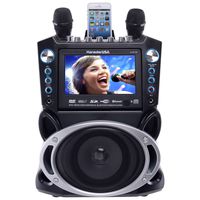 Karaoke USA GF840 DVD/CDG/MP3G Karaoke Machine with 7" TFT Color Screen with Record and Bluetooth