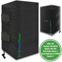 2 (Two) Small Outdoor Speaker Covers - Protection & Storage Bags fit Yamaha NS-AW194, Klipsch AW-400, Polk Audio Atrium 4 & Dual Electronics LU43PW (MAX Size: Height 9.85 X Width 5.9 X Depth 6.9 Inch)